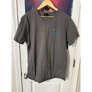 Harley Davidson Ocean County Lakewood NJ Men's Gray Graphic T-Shirt XL